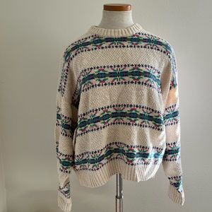 Vintage cotton sweater from England size L